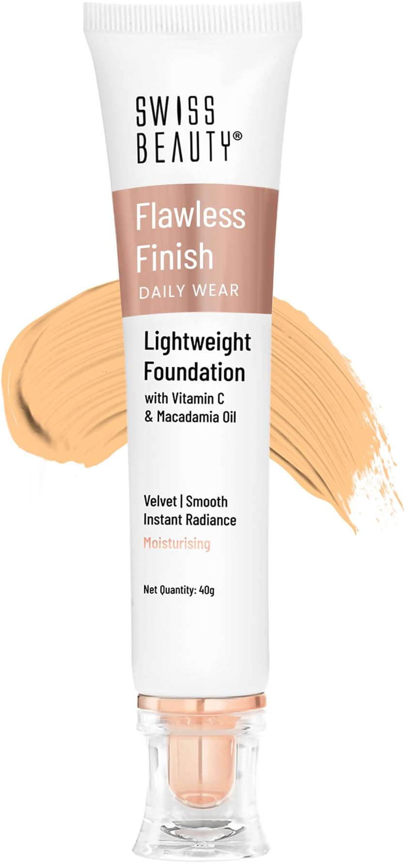 Swiss Beauty SB-502 Lightweight Foundation, Medium, 40g