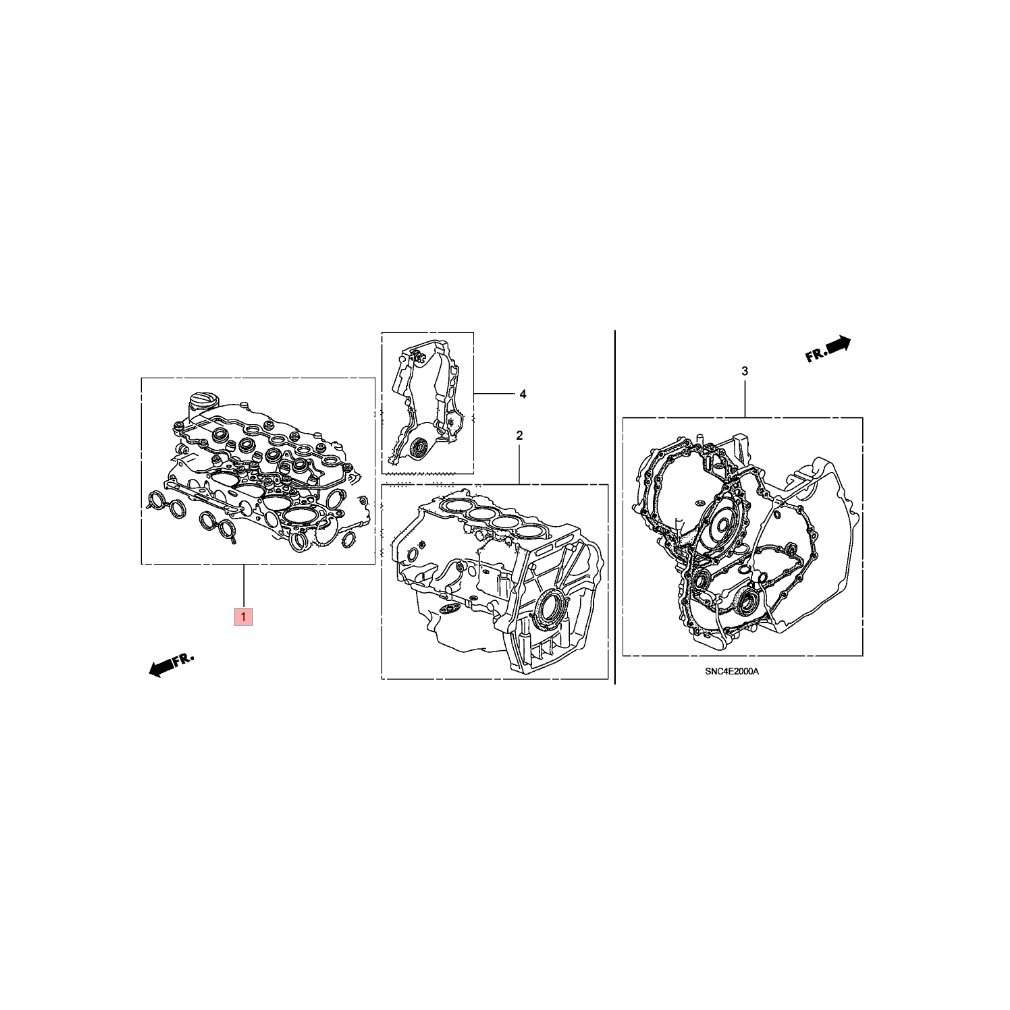 Amazon | HONDA (ホンダ) 純正部品 ガスケツトキツト シリンダーヘツド  