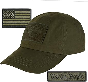 We The People & USA Tactical Patch with Condor Operator Cap Bundle