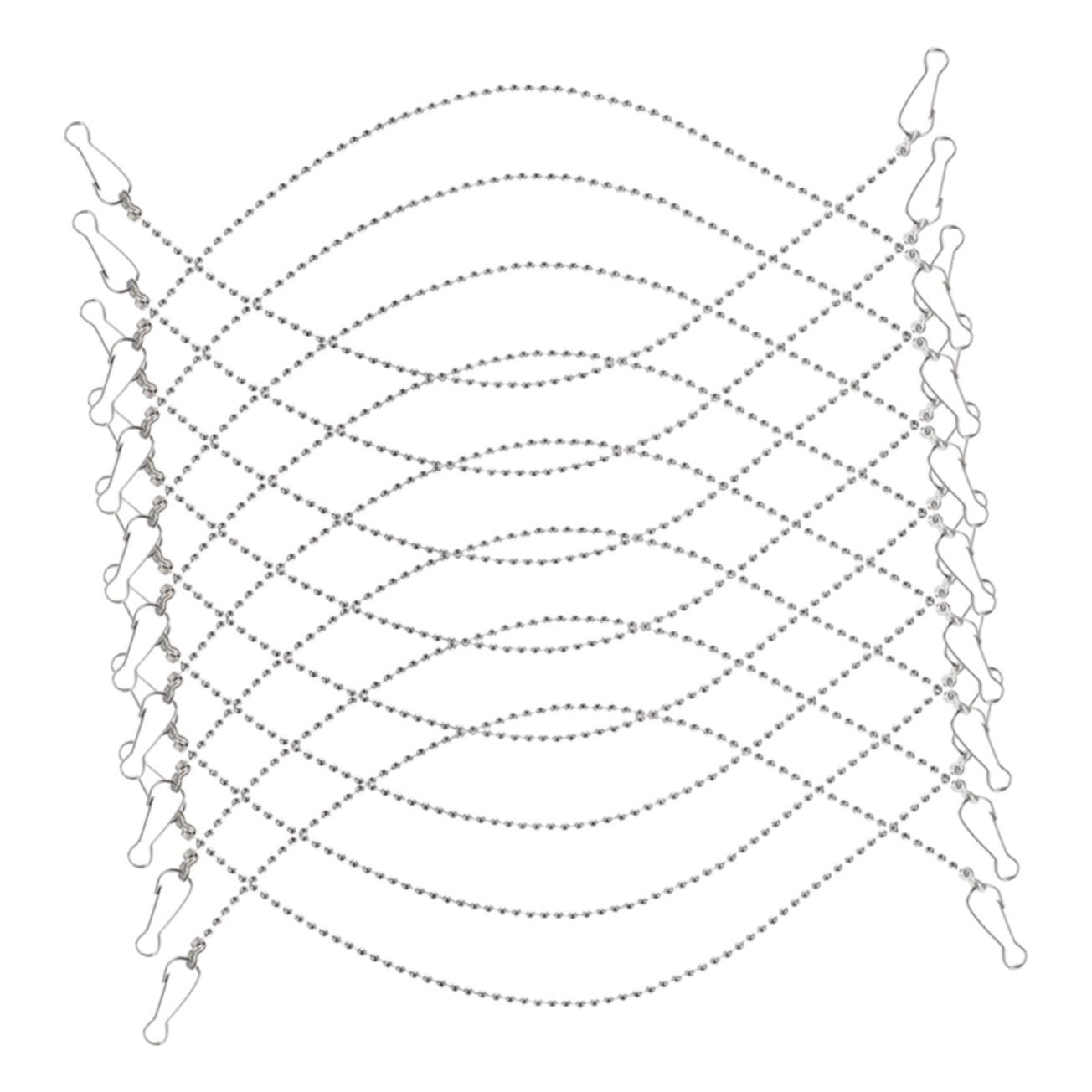 KICHOUSE 24pcs Metal Hanging Chains Plant Hangers Hooks for Garden Decor Indoor/Outdoor Use Solid Material Multi-Purpose Chain Hooks for Signs Billboards Lanterns