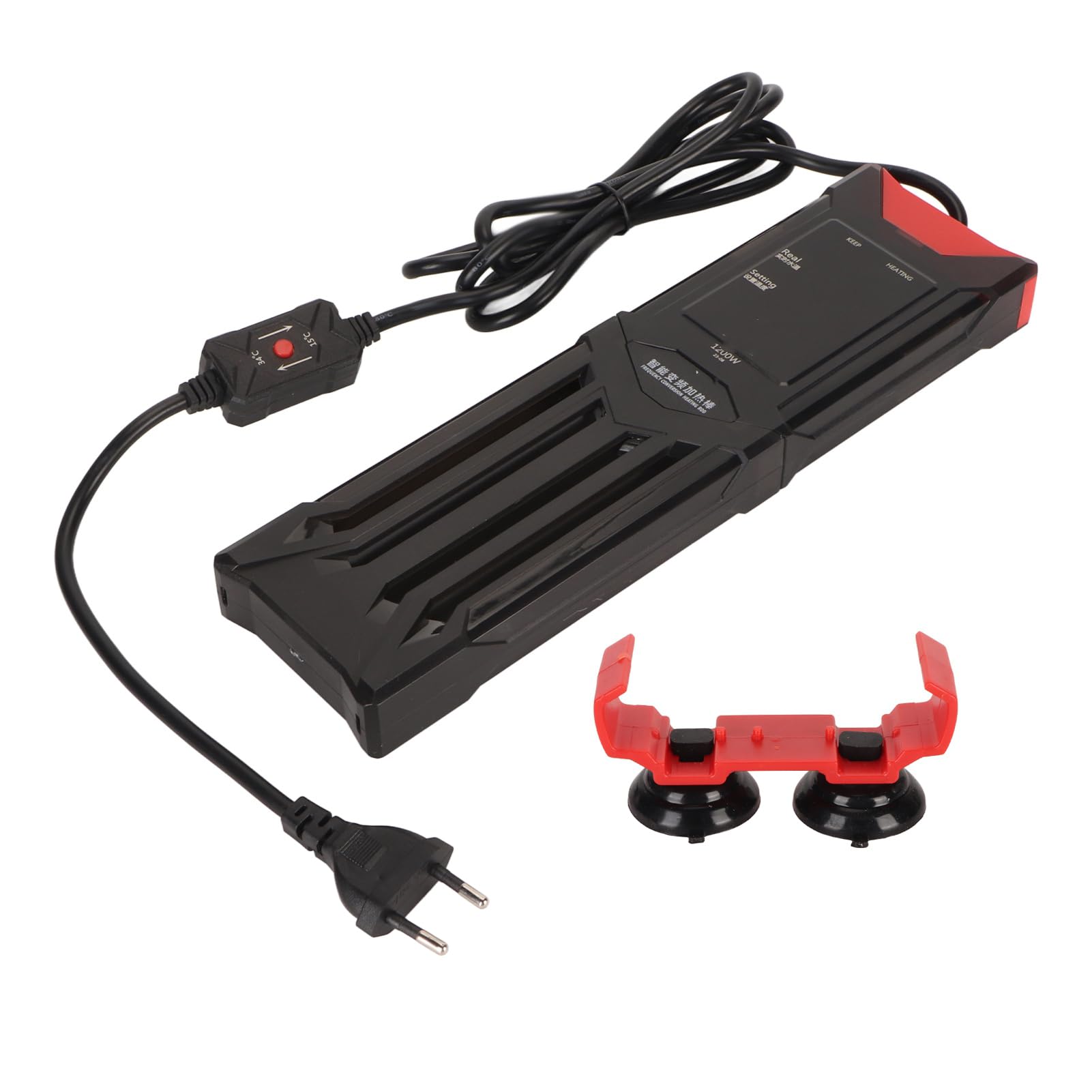 Naroote Aquariumheizung, Intelligente Frequenzumwandlung Schneller Heizheizung Warmwasserbereiter für Aquarium Leicht zu Reinigen für Aquarium (EU -Stecker 220 V)