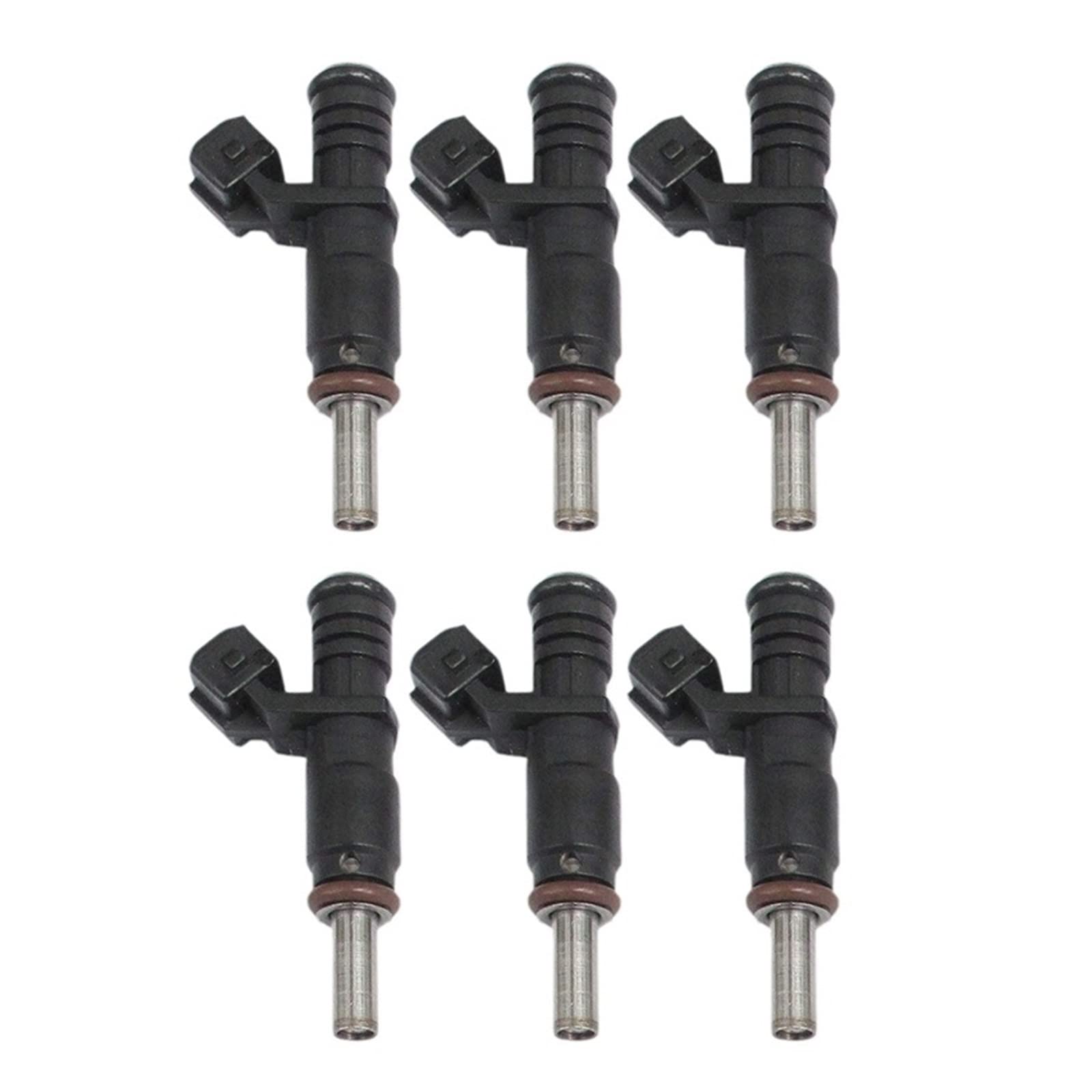 Dwxqineus One Color 6 Pcs/Lot Tested Fuel Injectors Nozzle Injection 7531634 13537531634 Compatible With M/W E60 530Xi 328I