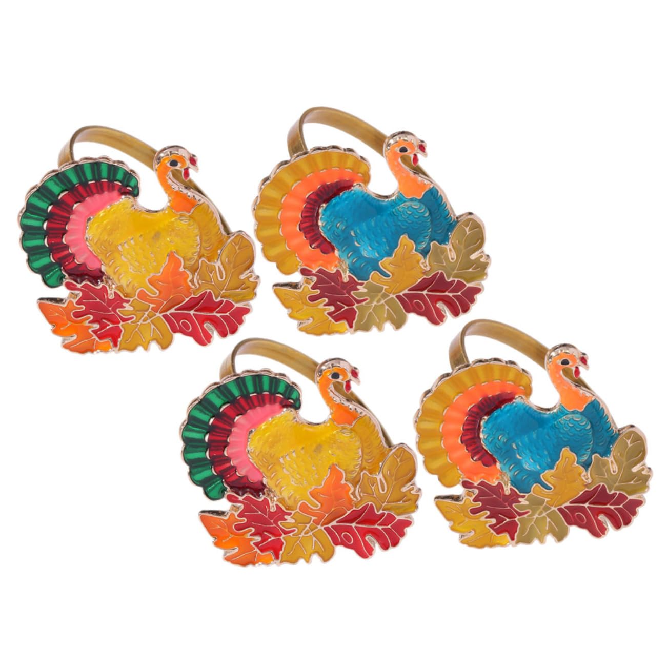 Alipis 16stücke Kreative Ahornblatt Serviettenringe Für Festliche Tischdekoration Für Thanksgiving Und Besondere Anlässe