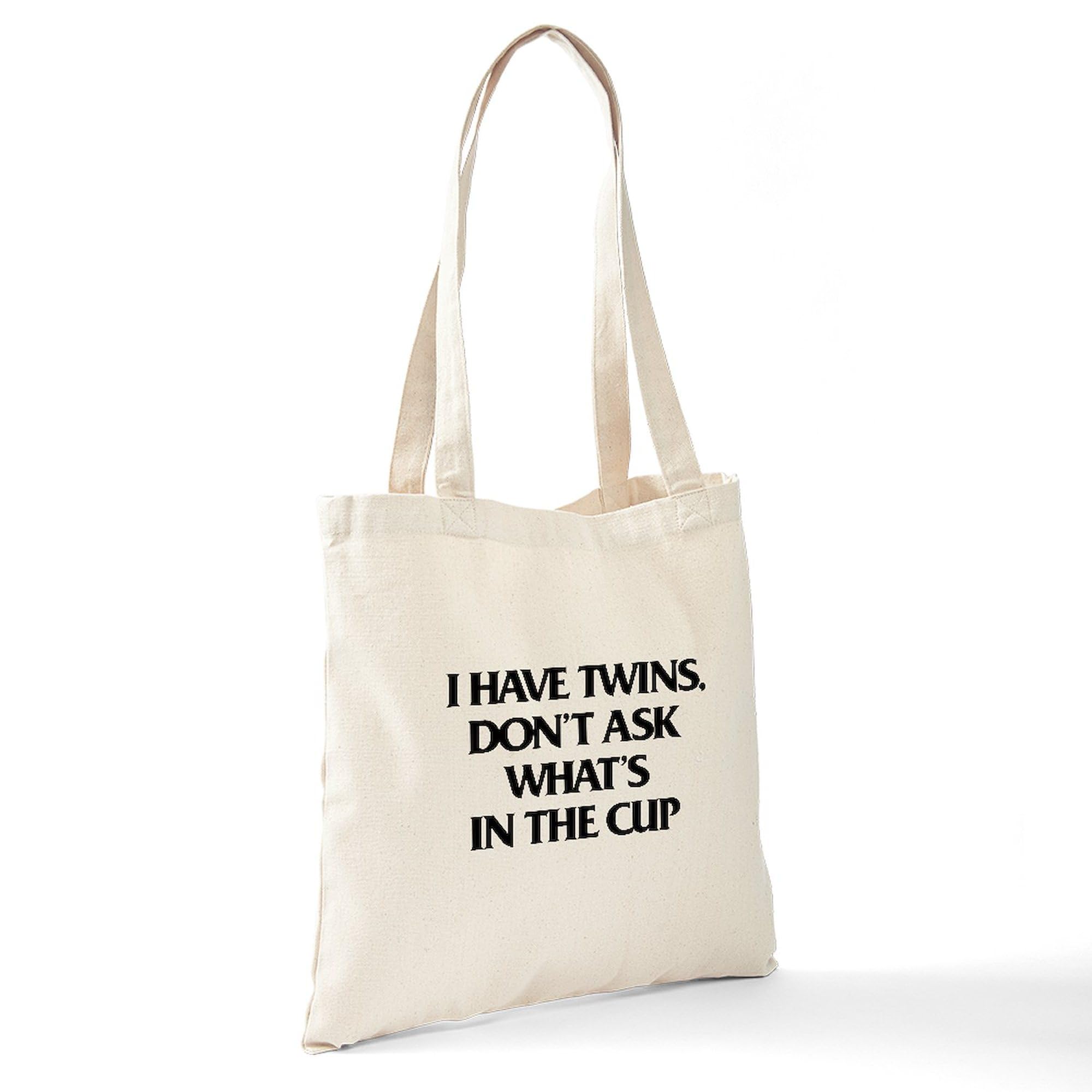 CafePress 'I Have Two Daughters' Tote Bag - Natural Canvas Reusable Shopping Bag, Two Sizes Available, Professionally Printed - View #13