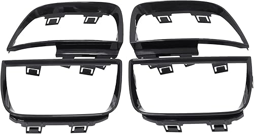 Miniatura 3 de NewYall Cubierta de bisel de luz trasera de repuesto negra para Chevrolet Camaro 2010-2013 92199773 92199774 92212647 92212648 GM2803101 GM2804106