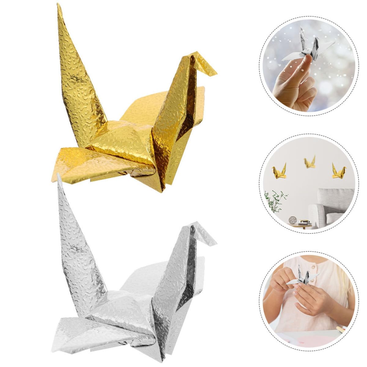 Carta Origami Monofacciale Quadrata 200 Fogli per Lavori Artigianali