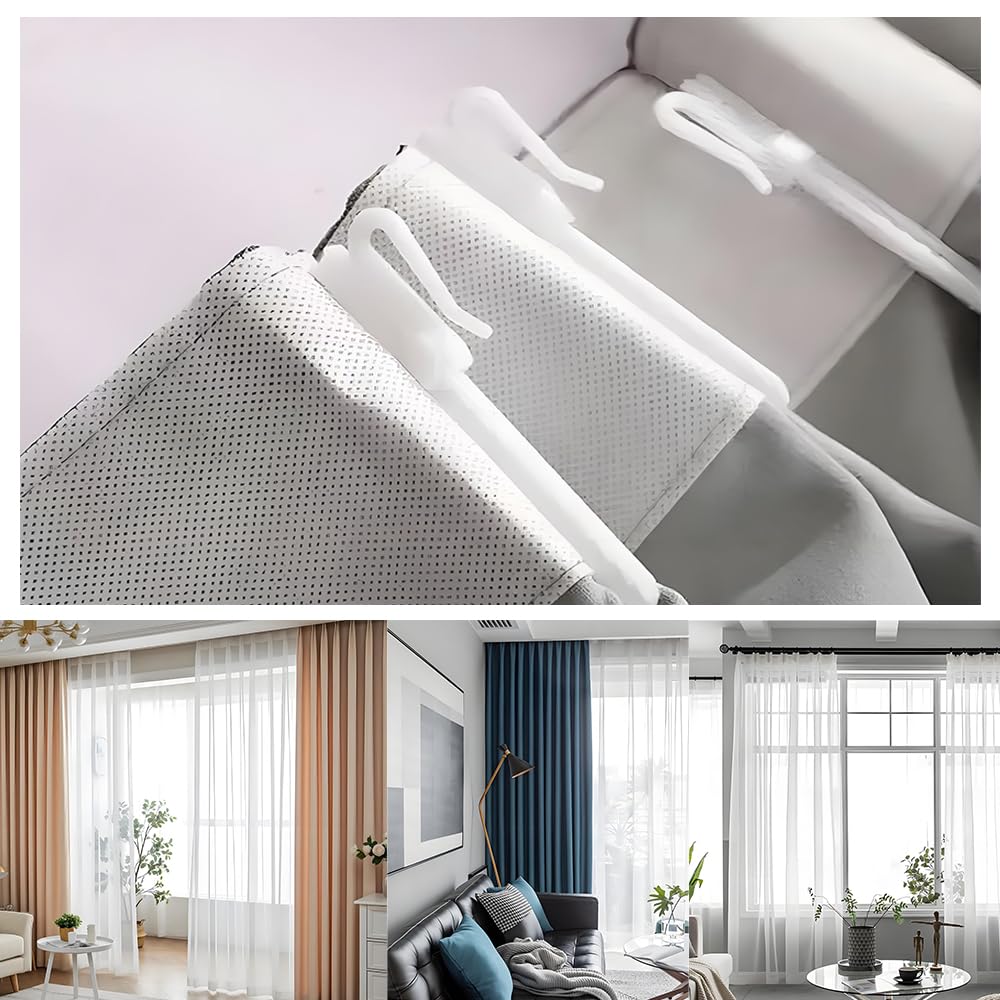 Amazon｜YINKE カーテンフック アジャスターフック 10cm 16本入り