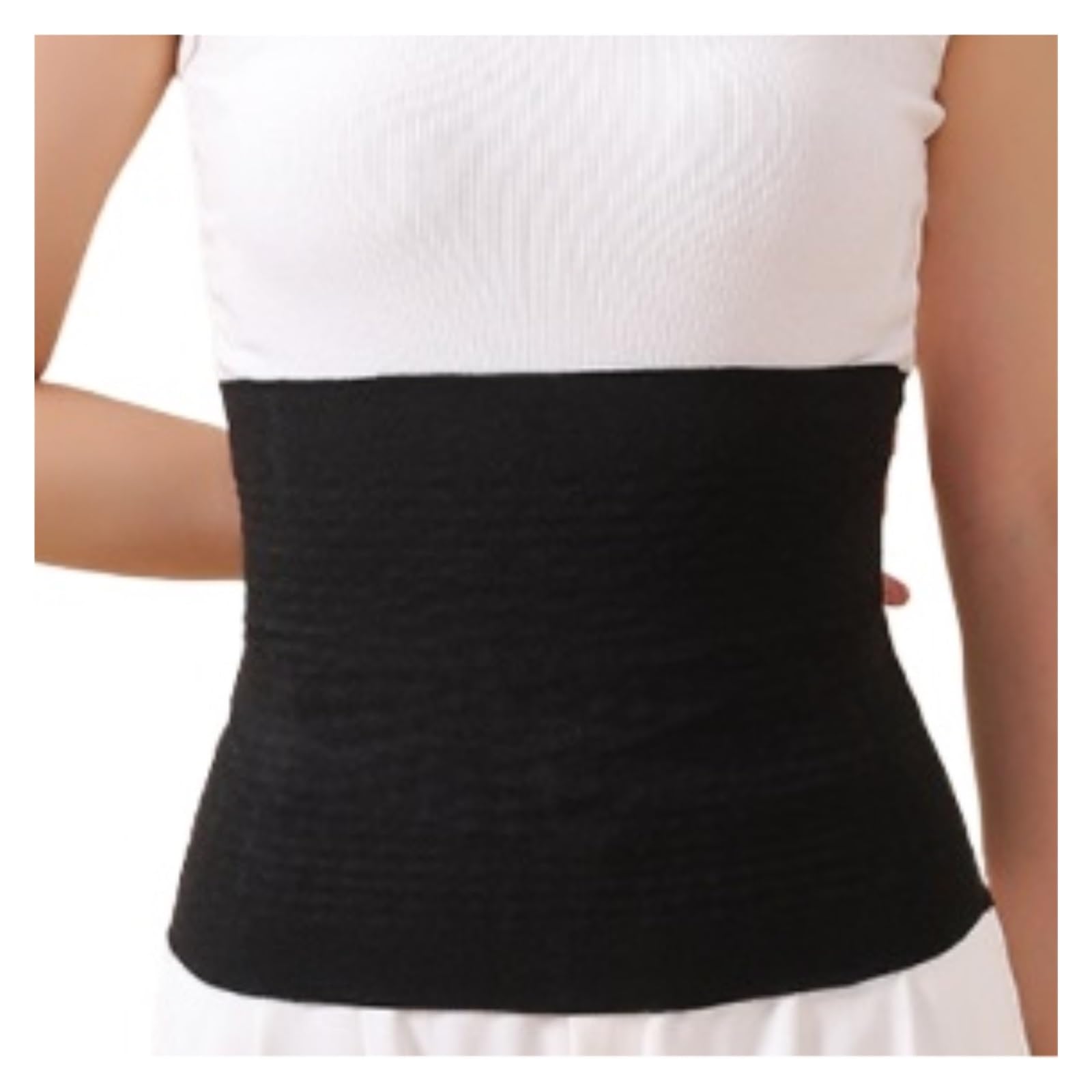 Cinturón de Soporte Lumbar, Faja Lumbar, Faja de Soporte para la Espalda, cinturón de protección Lumbar con calefacción, cinturón de protección Lumbar autocalentable,Black-M