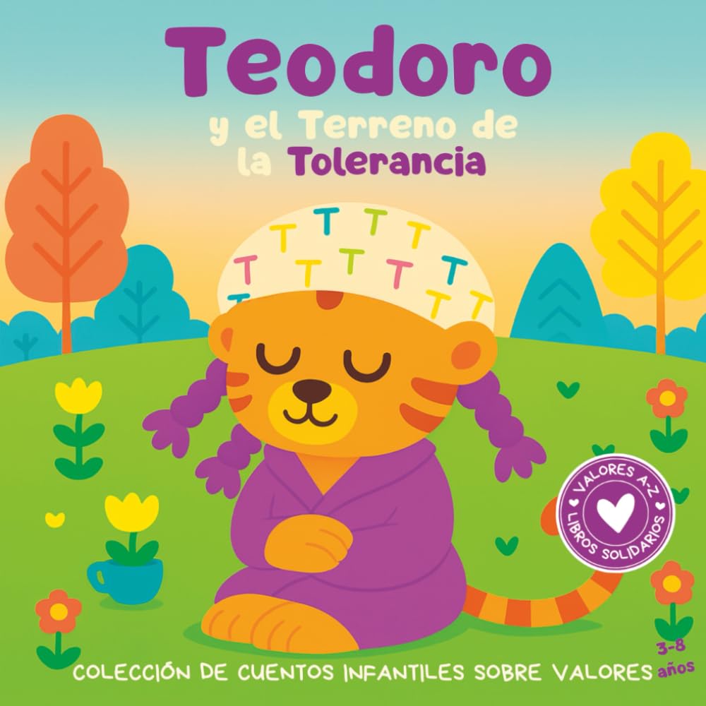 Teodoro y el Terreno de la Tolerancia: Colección de cuentos infantiles con valores. Libro infantil en español para niños de 3-8 años.: 5 (Valores de la A a la Z, Abecedario Solidario)