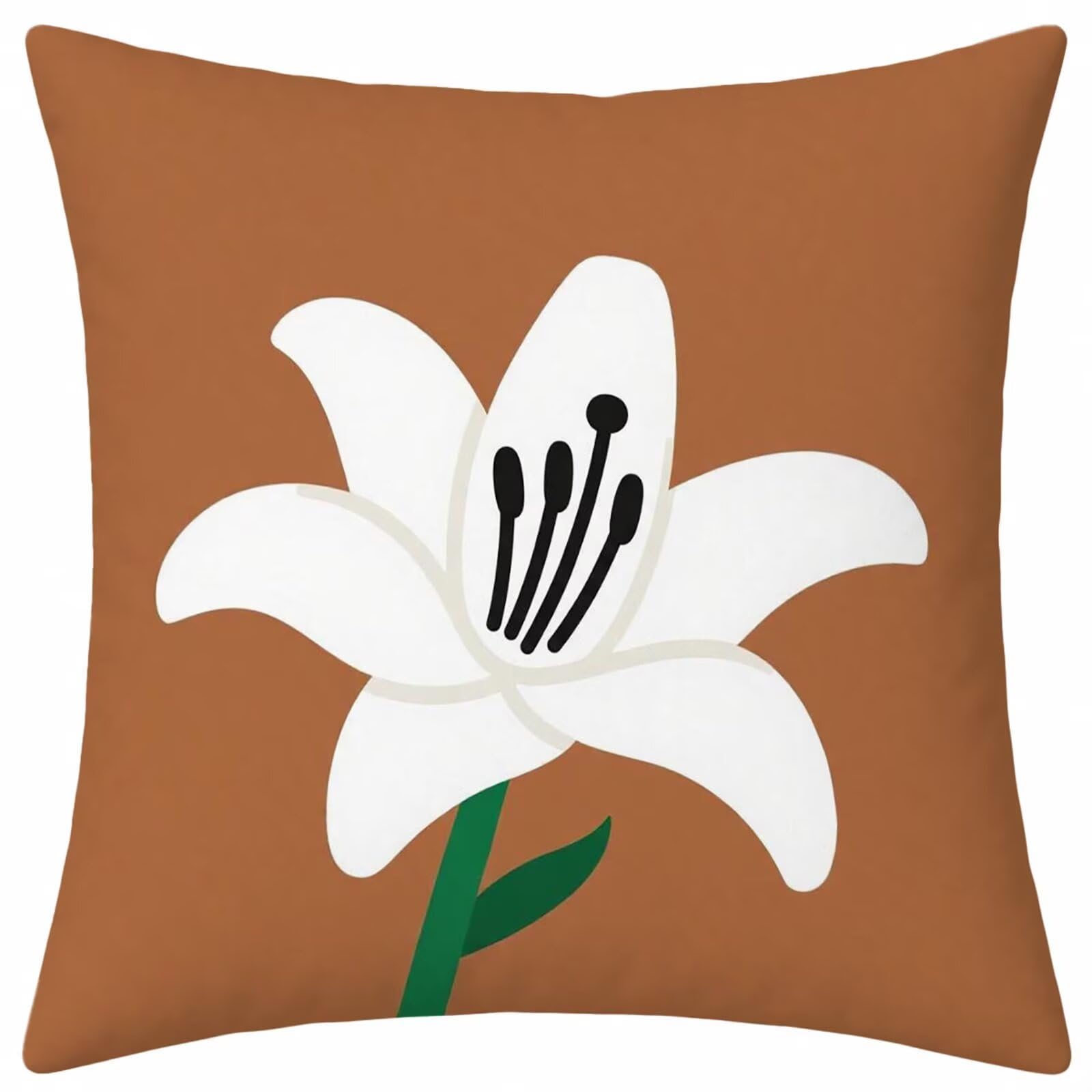 Fundas cojines 55x55 impermeables de lino con cremallera oculta para sofás de salón