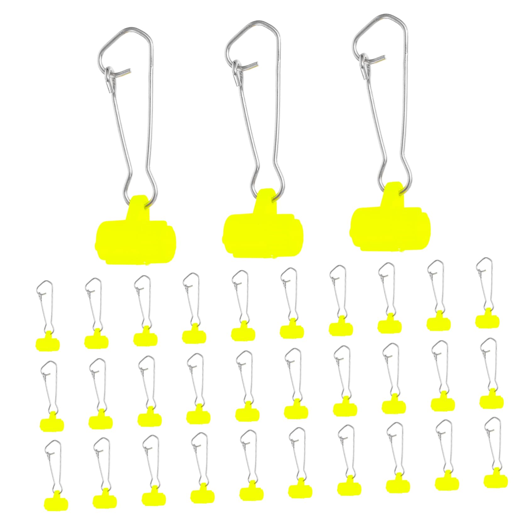 TOYANDONA Angelzubehör Angelschnur Rollenspuler Angelhaken-entferner Angelhaken-Set Kette Angelwirbel Futterspender Netz Zubehör Zum Stippangeln Fisch Rostfreier Stahl