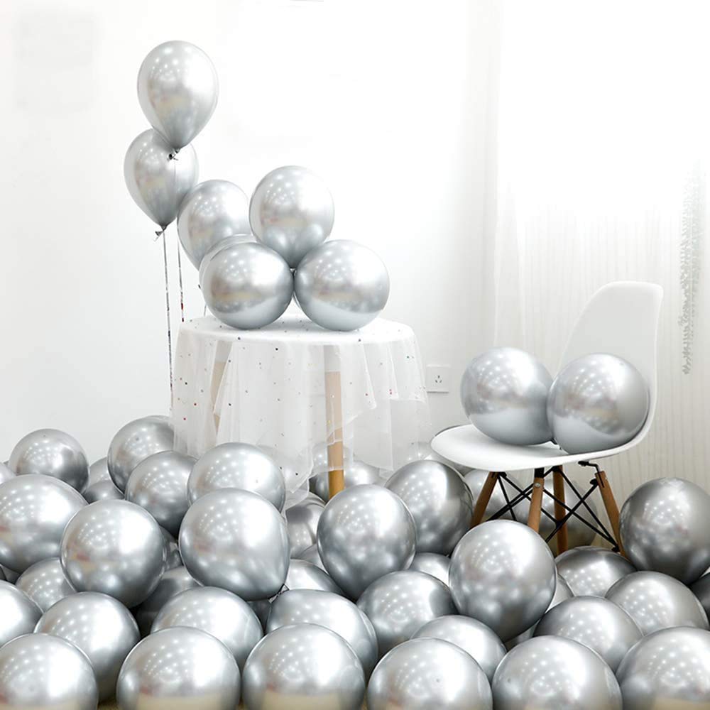 50 Globos Metálicos De Estrellas Para Fiestas Varios Colores