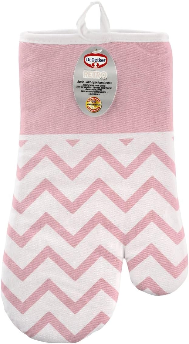 Dr. Oetker Oven Glove Polyester Inner Outer 100% Cotton