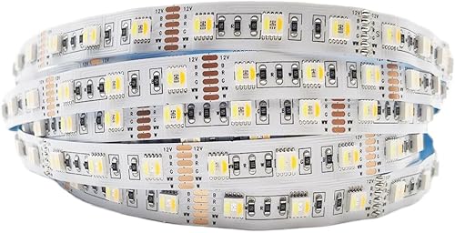 DC12V 5in1 RGBCCT 5 colores en 1 LED 5050SMD RGBWW RGB+temperatura de color regulable sintonizable 2700K-6500K 16.4ft 60LEDs300LED luces LED disponible en Yaxa Costa Rica