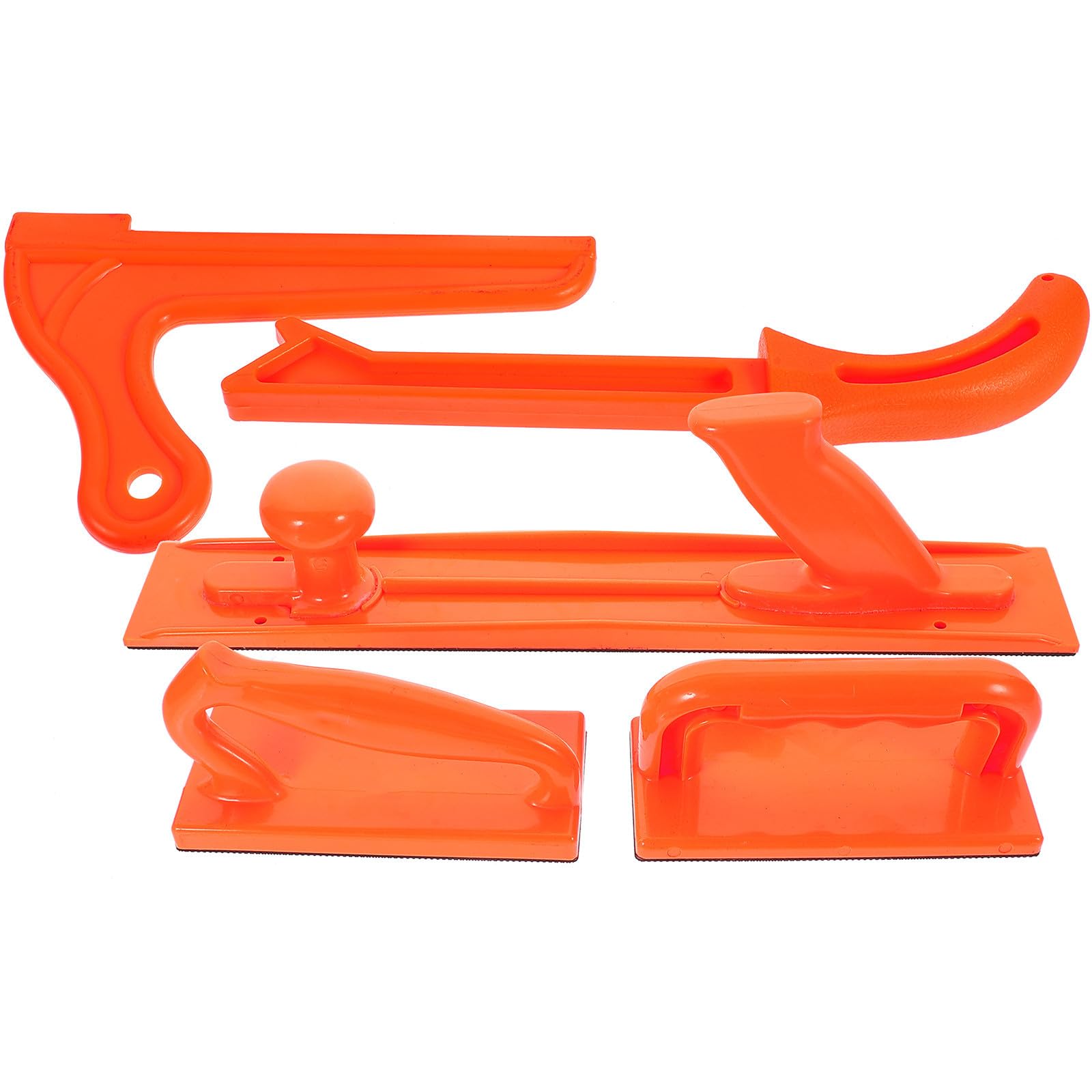 Bloque de Empuje para Carpintería y Mesa, Guía Segura Naranja