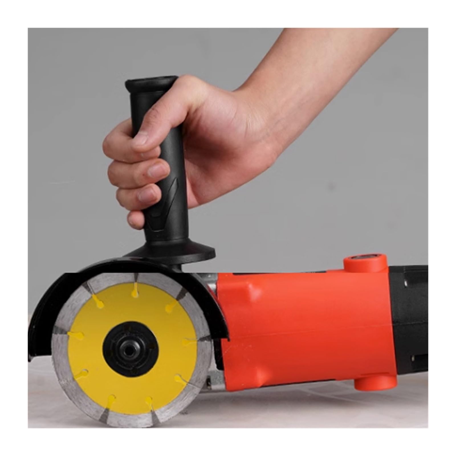 Máquina pulidora eléctrica de 1400W, pulidora de suelo epoxi portátil pequeña, amoladora alisadora de mortero de hormigón portátil multifuncional