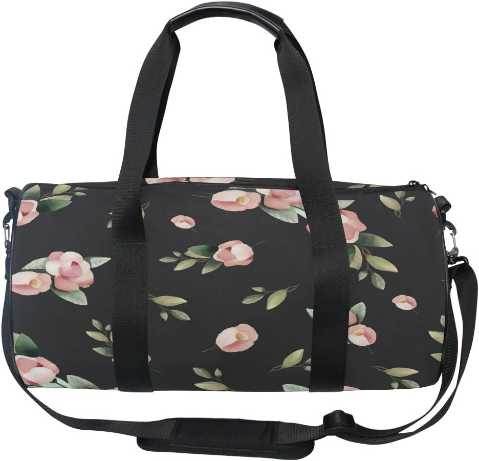 バララ La Rose スポーツバッグ ボストンバッグ 大容量 軽量 旅行 かわいい おしゃれ 牡丹 花柄