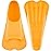 CAPAS Swim Training Fins Comfortable Silicone Lap Swimming Short Blade Floating Flippers with Mesh Bag for Adult Men Women Build Leg Strength