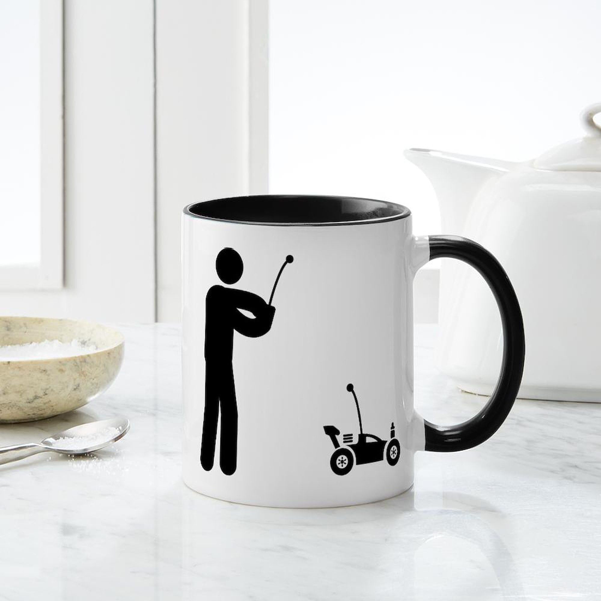 Amazon.com | CafePress RC Car Mug 11 oz (325 ml) Ceramic Coffee Mug: Coffee  Cups & Mugs