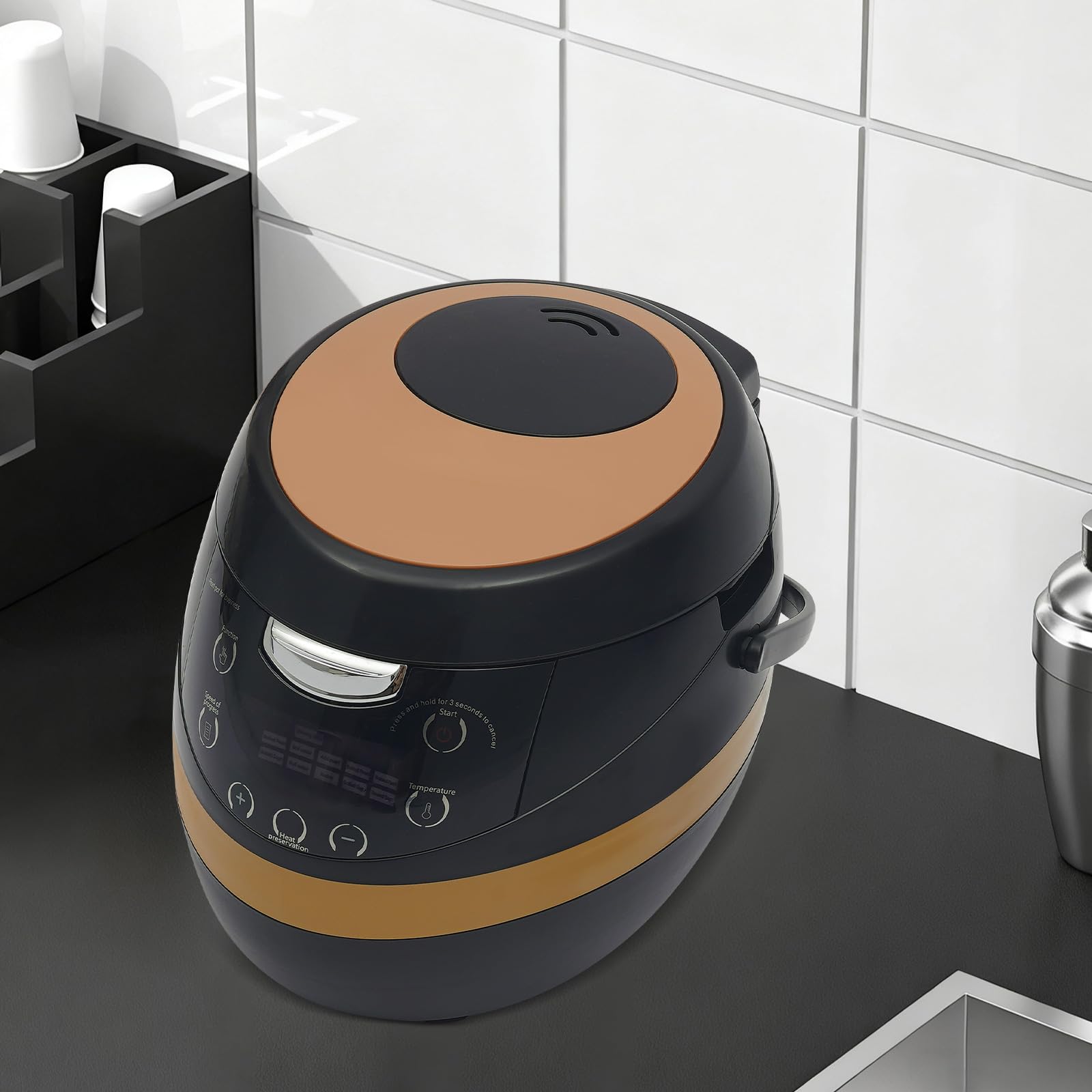 Cuiseur à perles commercial - 8 l - Machine à thé à bulles - Avec commande Smart Touch - Pour café gastronomique - Pot à tapioca antiadhésif - Pour une préparation efficace du sagou