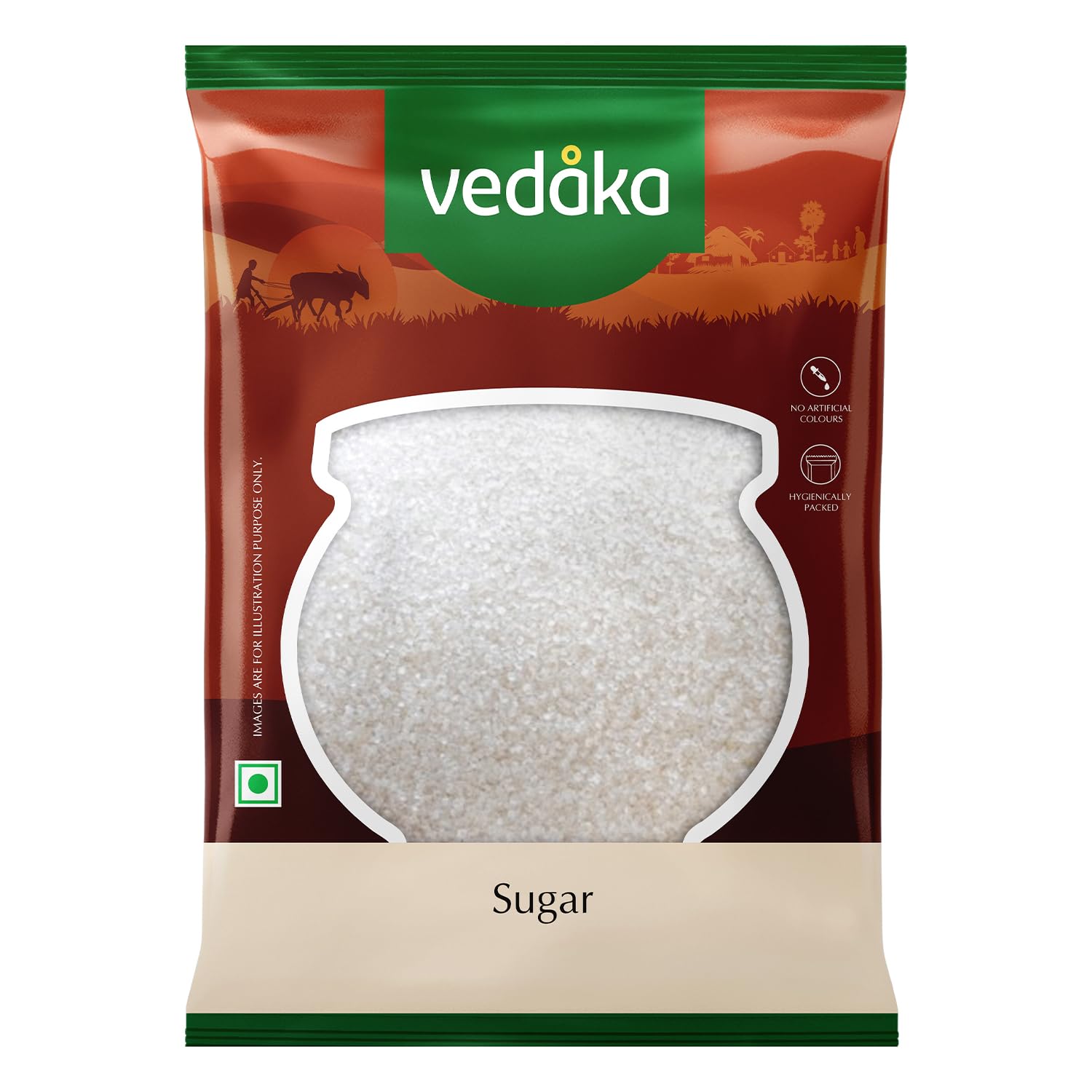 Amazon Brand - Vedaka Sugar | 5 Kg | Popular Small Crystals