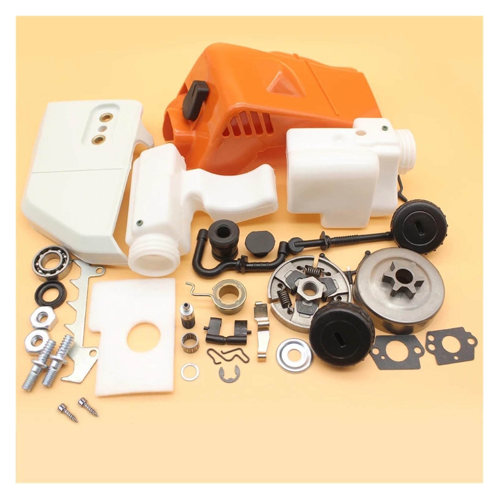 Kit de Aceite for Tambor de Embrague y Cubierta de piñón de Cilindro, Compatible con Motosierra MS170, MS180, 017, 018, MS 180 y 170.