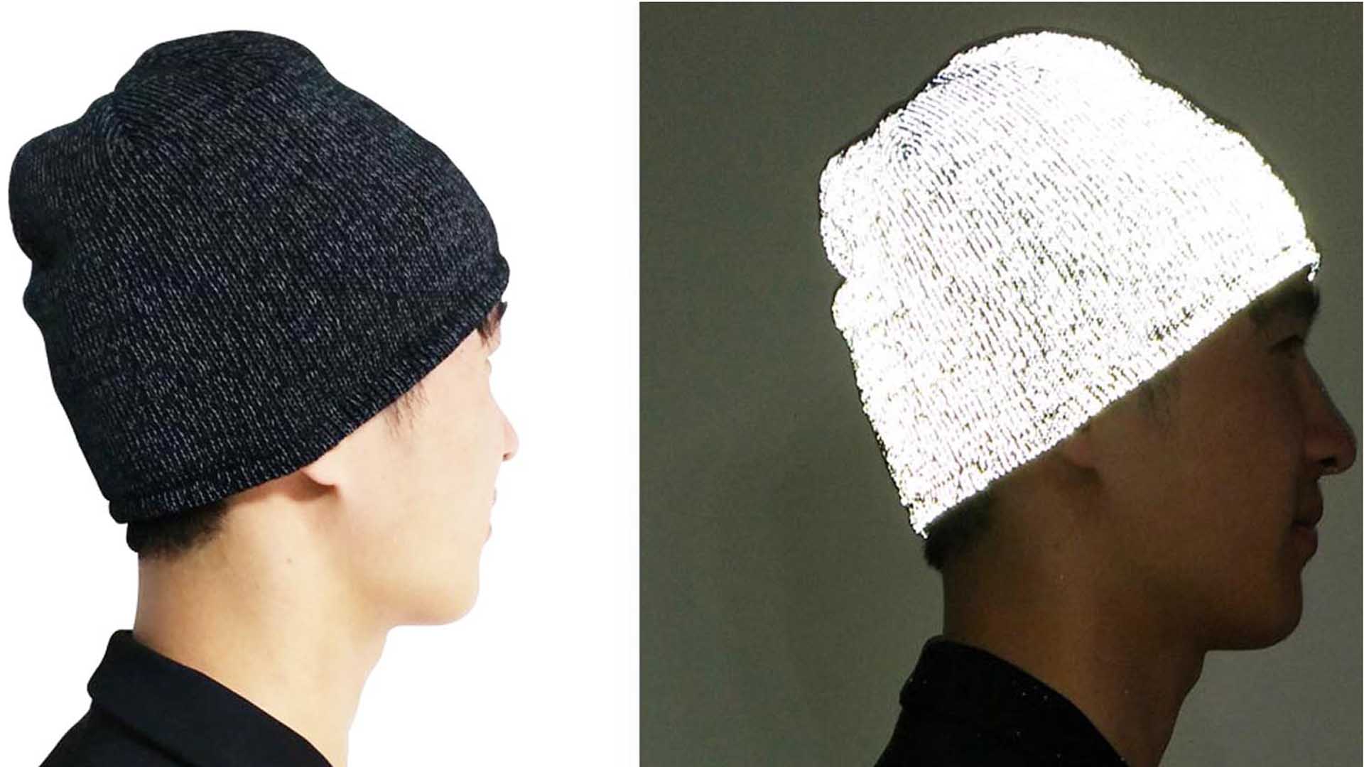 AMNQUERXUS Reflective Beanie Winter Hat High Visibility Warm Loop