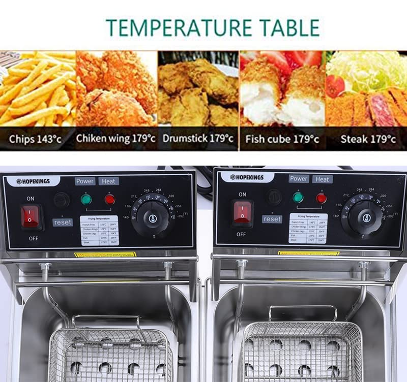 Cosway Double Deep Fryer Thickened Cylinder Electric Deep Fryer 2