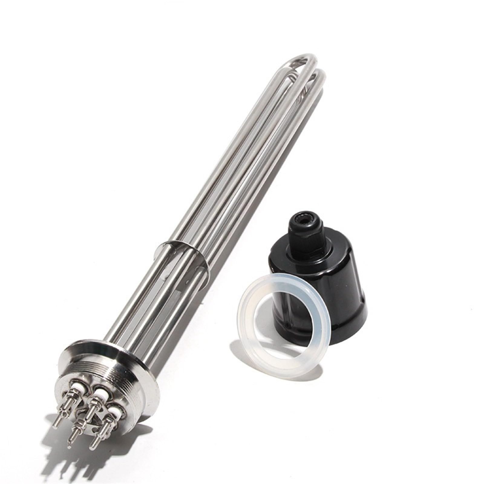 Dreiphasiges elektrisches Heizelement, 380 V, G2, 63 mm, Widerstand des Bierbrauses, mit Dreifachklemme mit Kupplung, 3 kW, 4,5 kW, 6 kW, 9 kW, 12 kW (Type 3,380 V, 9 kW, 290 mm)