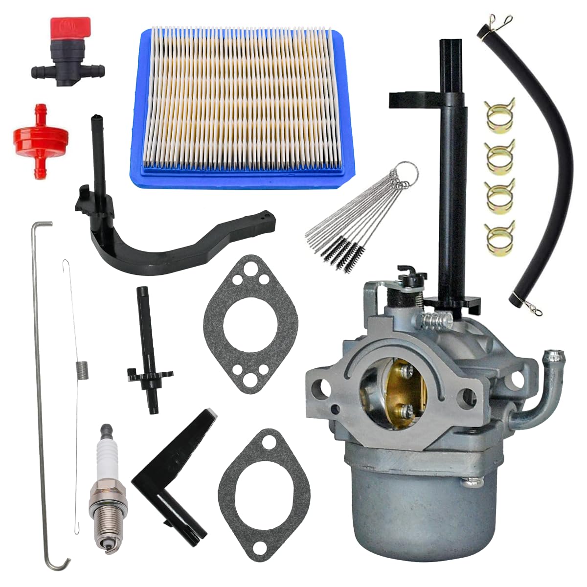 Cylinman 591378 697978 Carburetor Kit Fit for 696132 696133 796322 697351 699966 698455 695918 694952 695918 Fit for Troy Bilt 5550 5000 6000 6250 6500 generator carburetor with Air Filter
