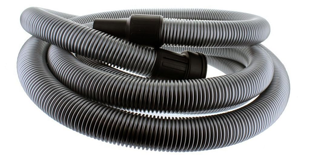 Keenberk Staubsaugerschlauch für BOSCH, AEG, EIBENSTOCK, HITACHI, ELEKTROSTAR, MAFFELL, SPIT, STARMIX, METABO - 3m lang, Silber, Kunststoff