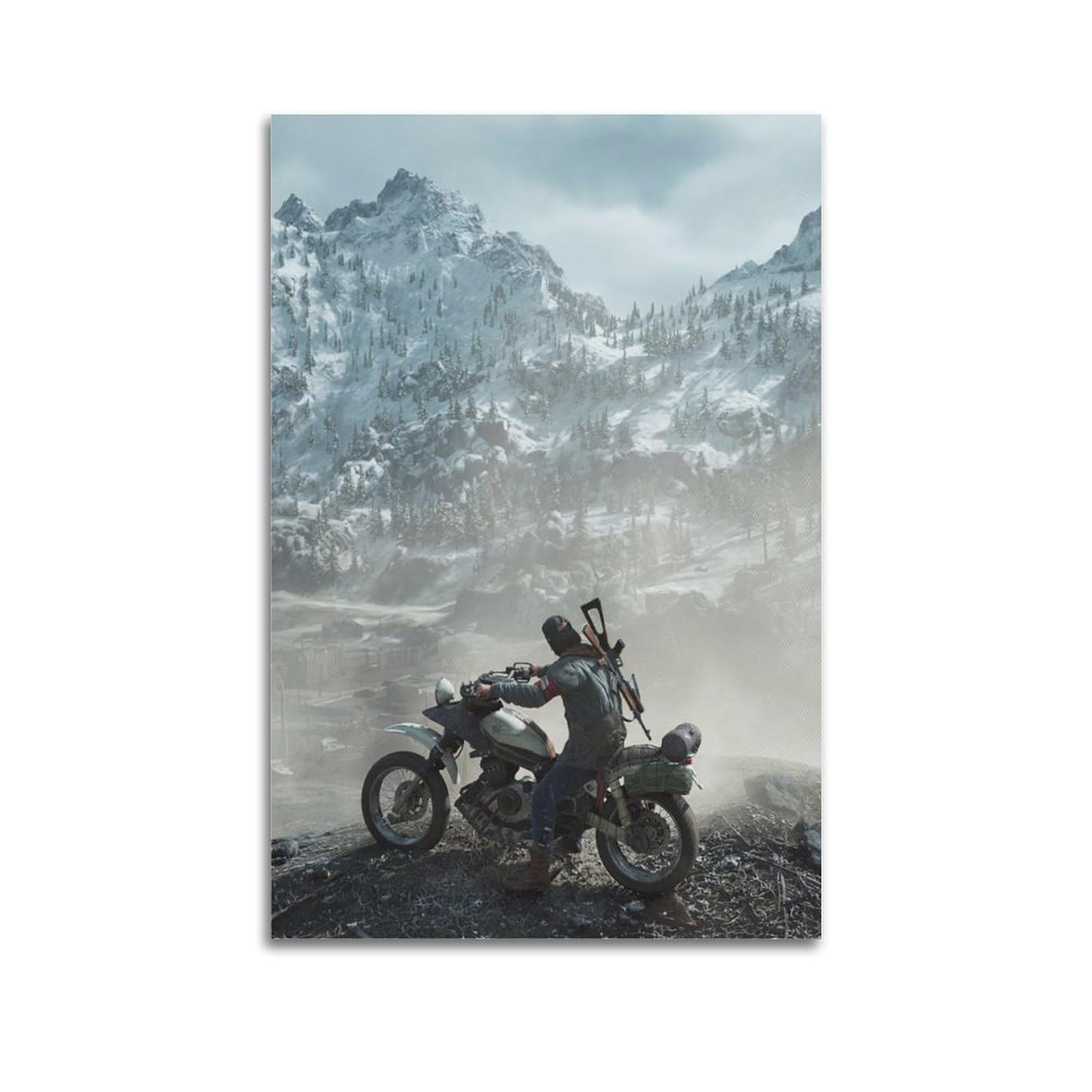 Naviga Unframe-Style Days Gone Game Poster Poster Decorative Painting Canvas Wall Posters And Art Picture Print Modern Family Bedroom Decor Posters 20X30inch(50X75cm)
