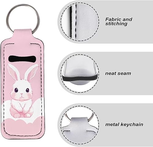 Vista 42 de doginthehole Chapstick - Llavero con clip y funda de neopreno para bálsamo labial