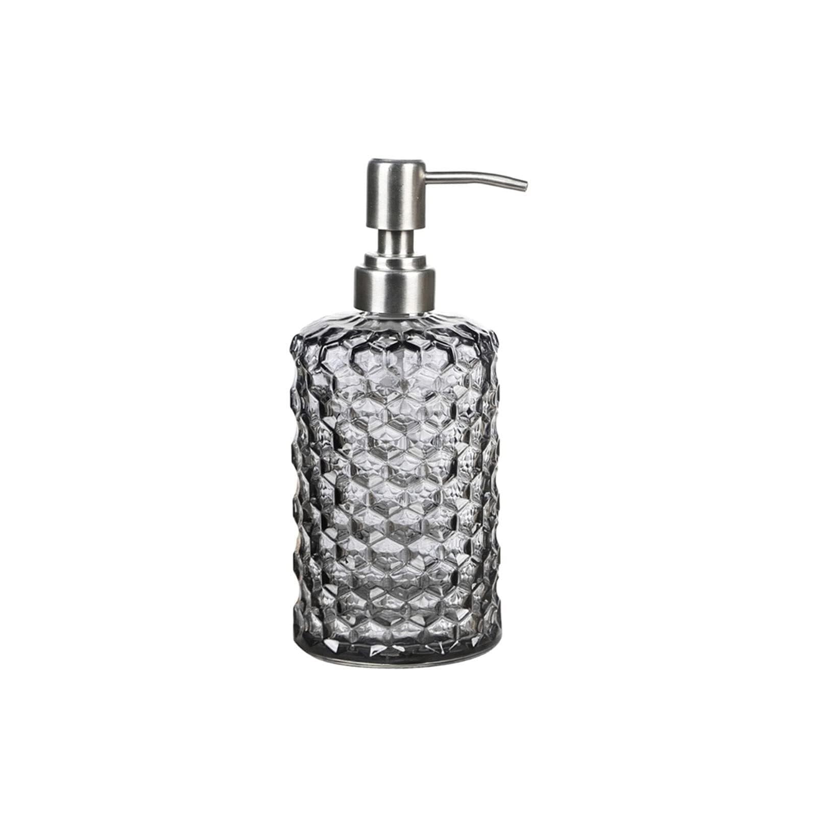 Hand Soap Dispenser Large Capacity Empty Bottle Shampoo Shower for Bathroom Dish for Bathroom(Grey)
