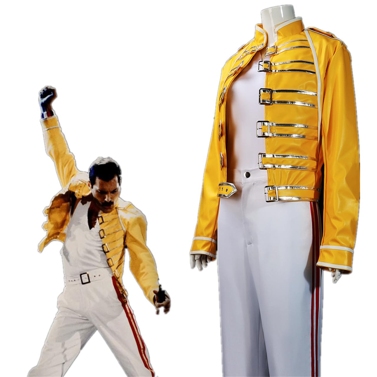 フレディ・マーキュリーコスプレ衣装 Amazon.co.jp: Freddie Mercury コスプレ衣装 フレディ・マーキュリー
