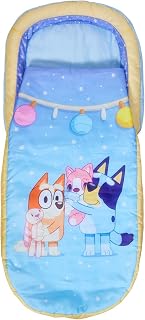 Offizielles Bluey My First ReadyBed Kinder-Luftbett und Schlafsack in einem, aufblasbare Kindermatratze mit Tasche und Pumpe