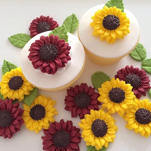 Miniatura 7 de Molde de silicona de hojas de rosa, 6 unidades, juego de moldes de pasta de goma 3D, mini molde de fondant para niños, bricolaje, boda, cupcakes,