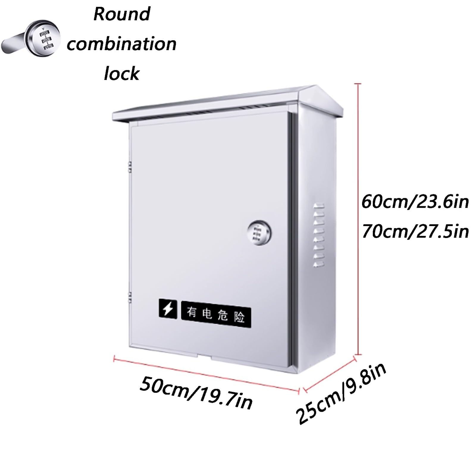 Cubierta de cargador de pared con bloqueo, protector de cargador de vehículo eléctrico, soporte de cable, disipación de calor, componentes de montaje, diseño de ahorro de espacio