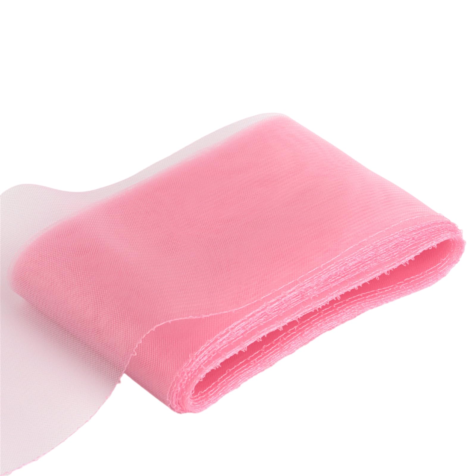 Bbajszx Unisex Fen Color Tulle Gauze Belt For Elegant Fascinator Hat Styling And Clothing Accessories Craft Scarves Clothes Sewing Fascinator Headpiece