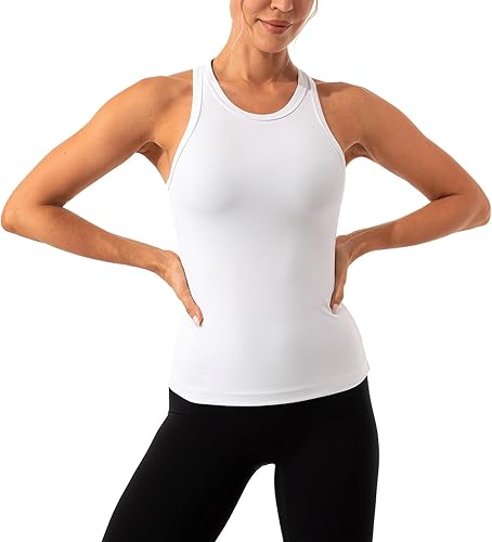 Miniatura 2 de Ukaste Camiseta sin mangas para mujer Studio Essential con cuello redondo y espalda cruzada para yoga