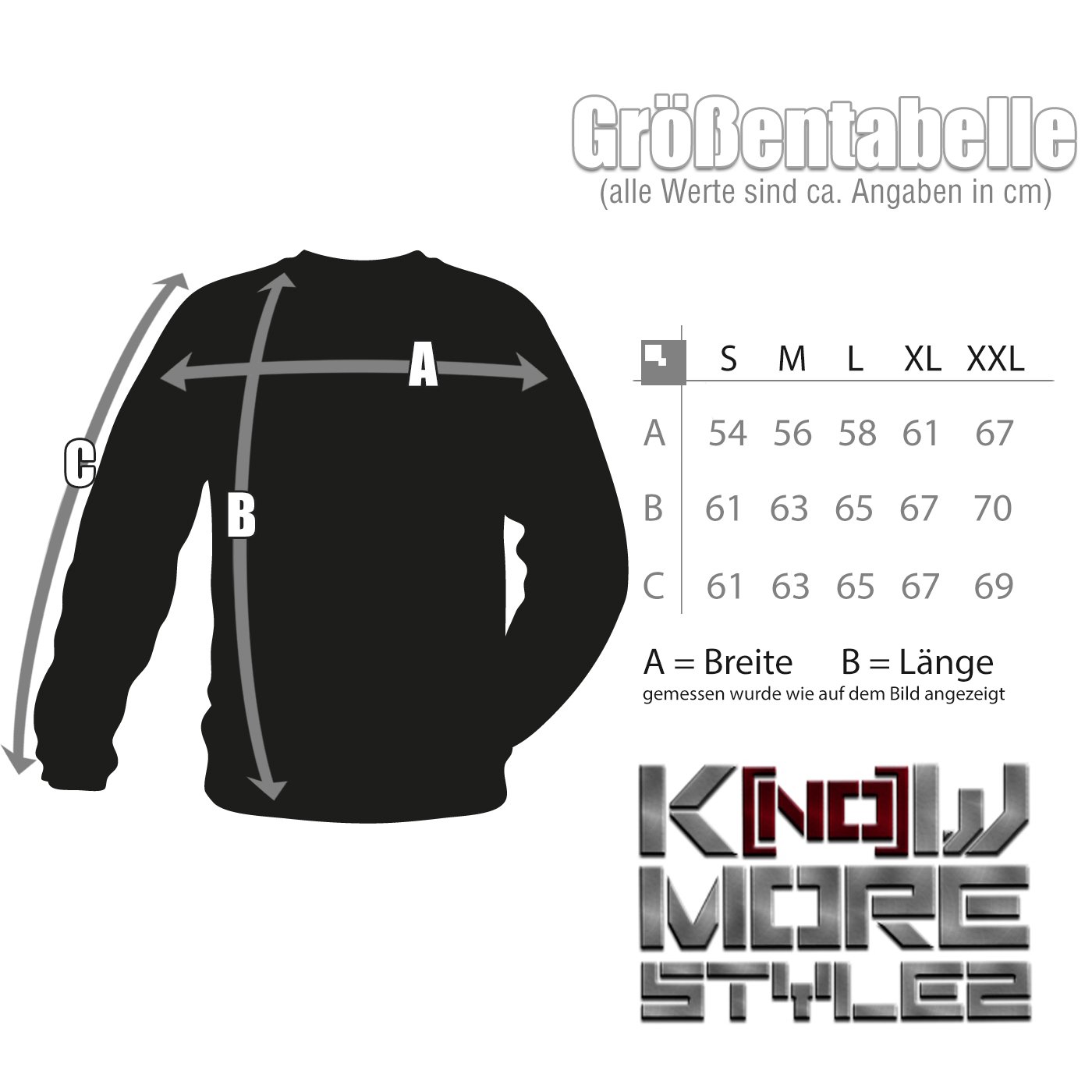 KNOW-MORE-STYLEZ Hooded Sweatshirt Hardcore Gabber Germany