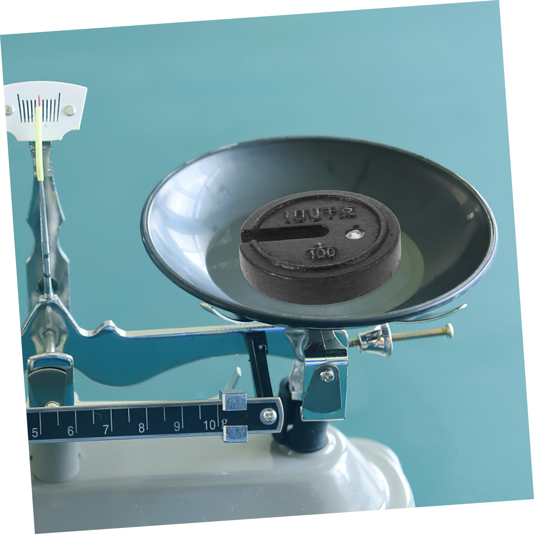 FUNOMOCYA Chinese Traditional Weight 100kg Cast Iron Weights Multi-use Scale Retro Small Scale