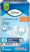 Tena Slip Dermacare, Fralda Geriátrica para Incontinência Urinária, EG -7 unidades