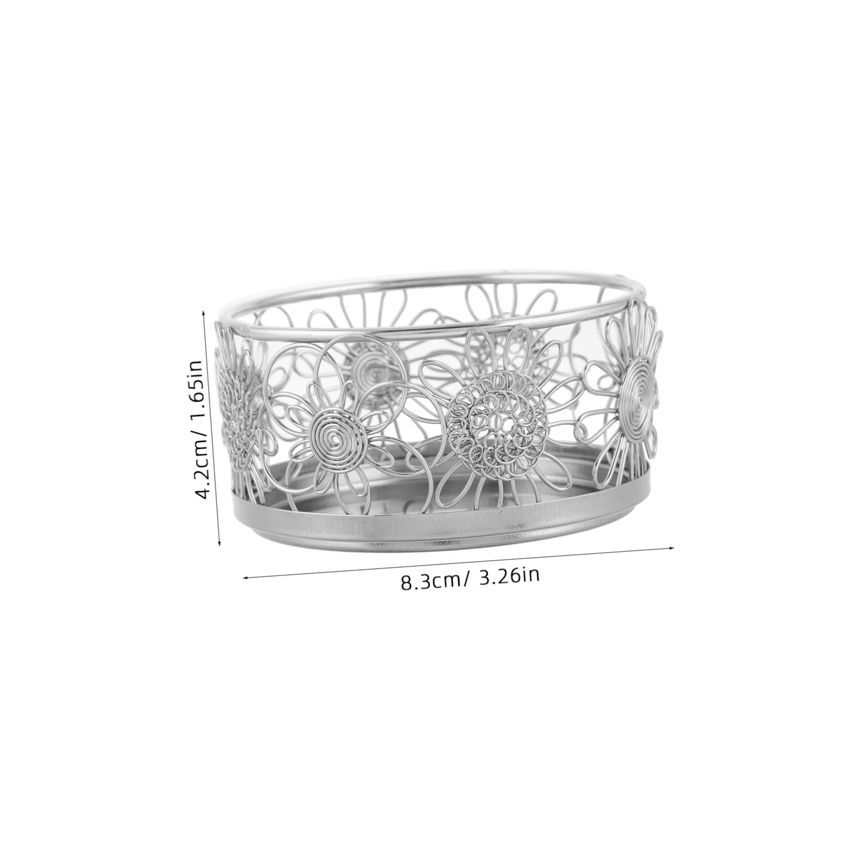 PRETYZOOM Metal Cylinder Paper Clip Holder Mini Desk Storage for Office Supplies Makeup Small Items Modern Desk Accessory