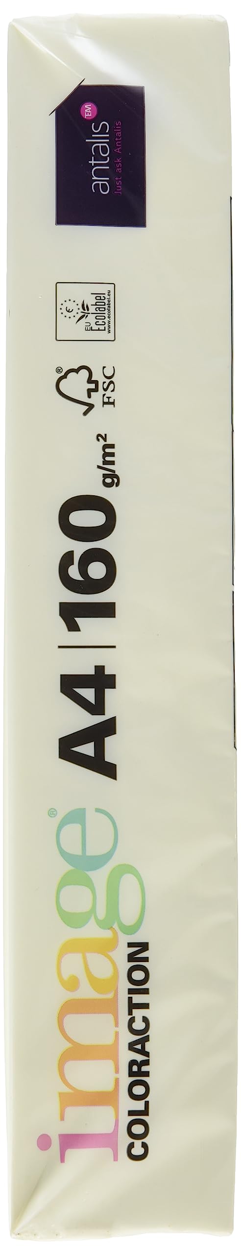 Coloraction blada kość słoniowa (atoll) A4 kolorowy papier 160 GSM (89710) (opakowanie 250 arkuszy)