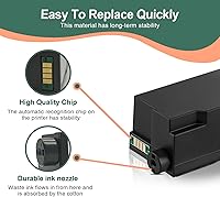 Vista 3 de YOUEXPERT Unidad de recolección de residuos para impresora Sawgrass Virtuoso SG400 SG800 SG500 SG1000 Ricoh GC41 3110DN 7100DN (paquete de 1)