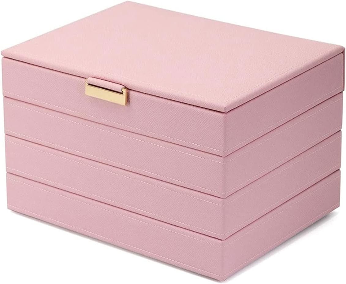 Makeup case Organizer Ladies Stackable Jewelry Storage Box