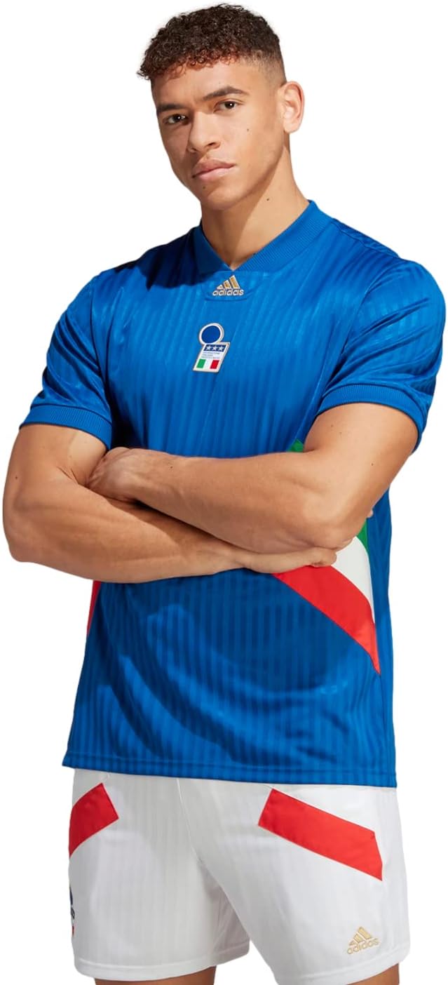 adidas Men's Soccer Collection Icon Jerseys (as1, Alpha, x_l, Regular, Regular, Italy)