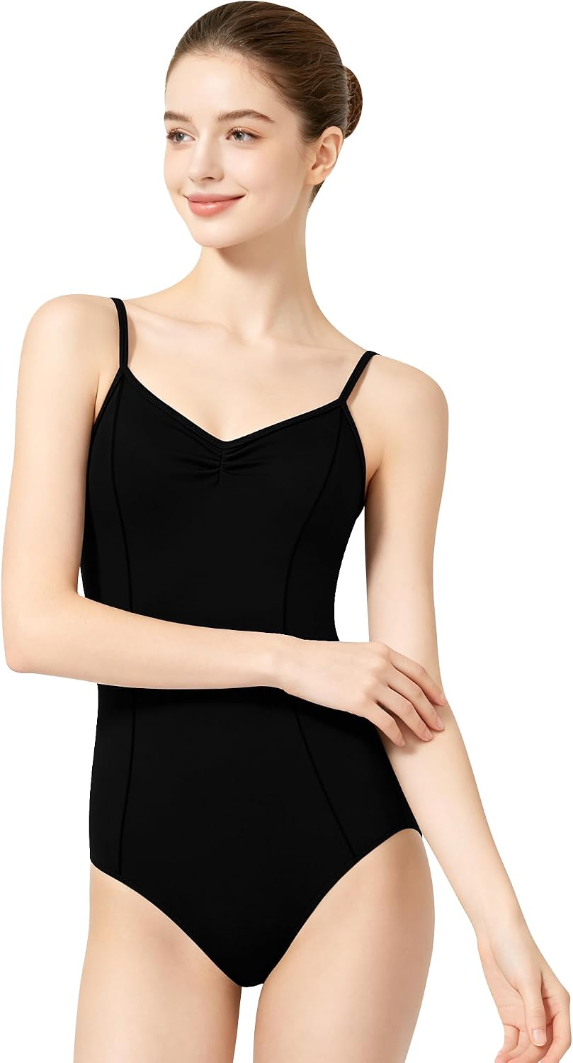 Women Princess Ballet Leotard Adjustable Camisole Dance Leotard