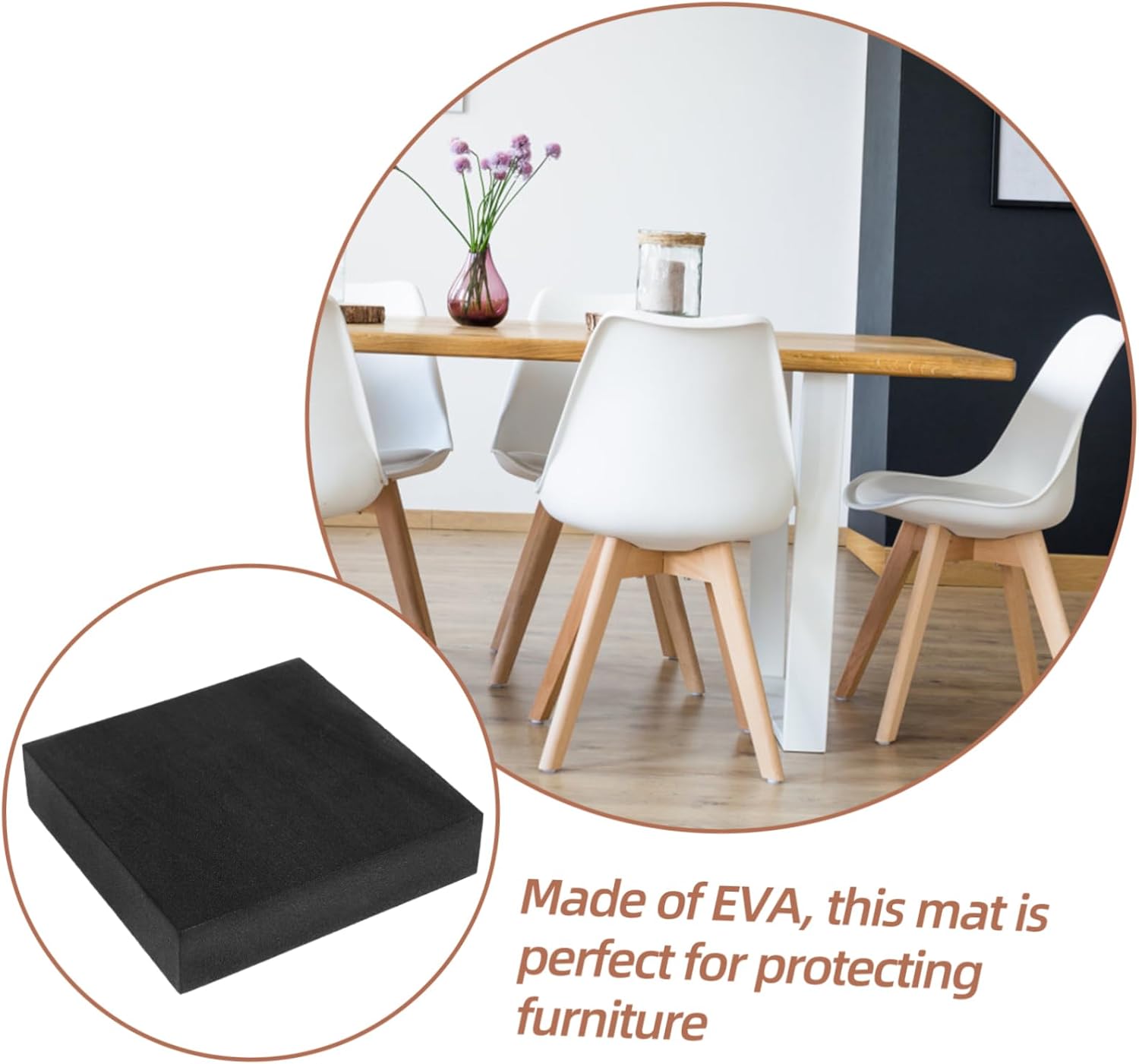 40pcs Self-Adhesive - Foam Padding Sheets for Furniture Eva - Mats Non- Backing for Craft Projects